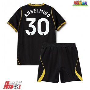 Chelsea Aaron Anselmino #30 Segunda Equipación Niños 2026-27 Manga Corta (+ Pantalones cortos)